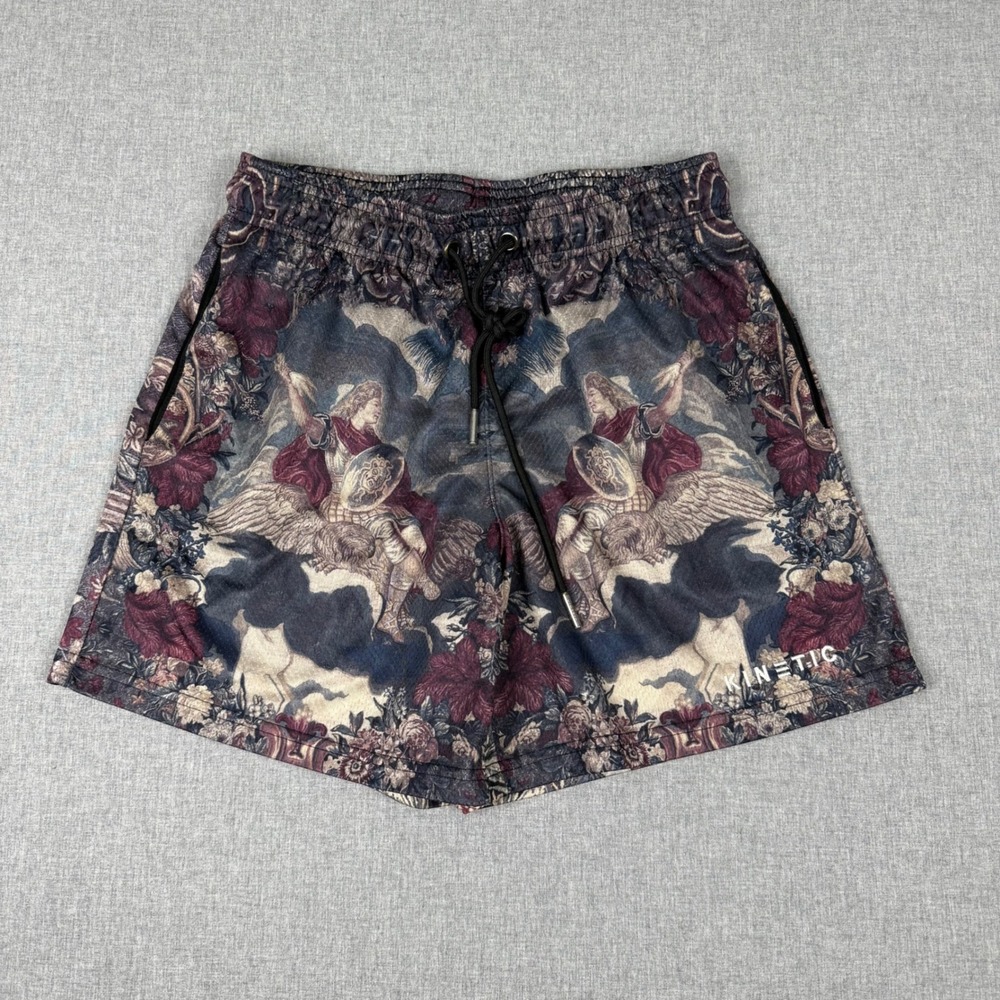 Kinetic King Louis Fundamental Shorts Mens Medium Graphic Renaissance Angel